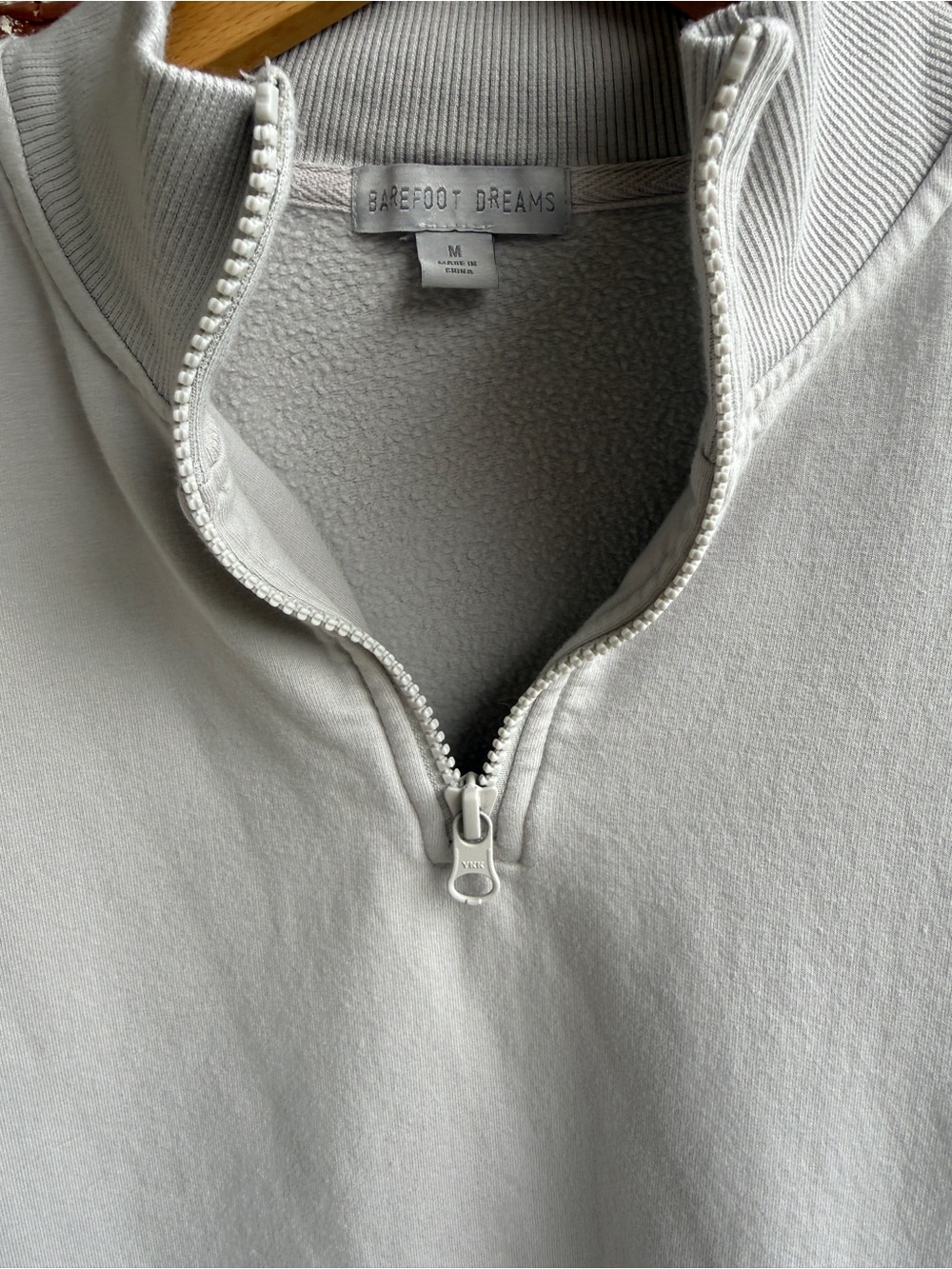 Barefoot Dreams Light Taupe Pullover - Picture 4 of 7